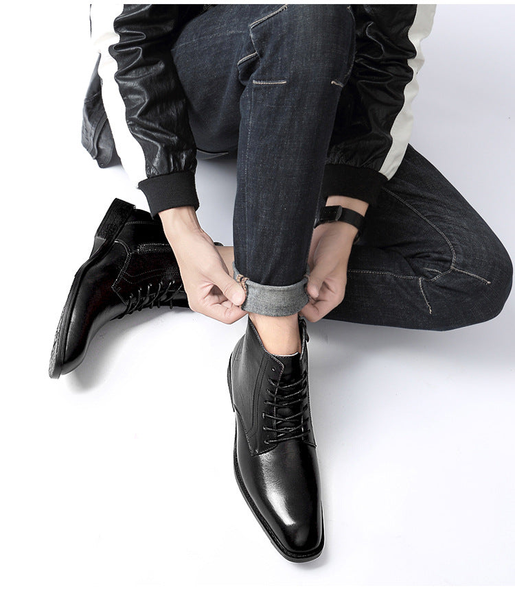 Men's High-Top Business Shoes