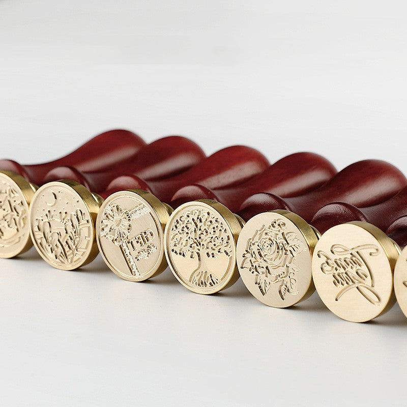 Full Set Of Gift Box With Wax Grain Seal Head