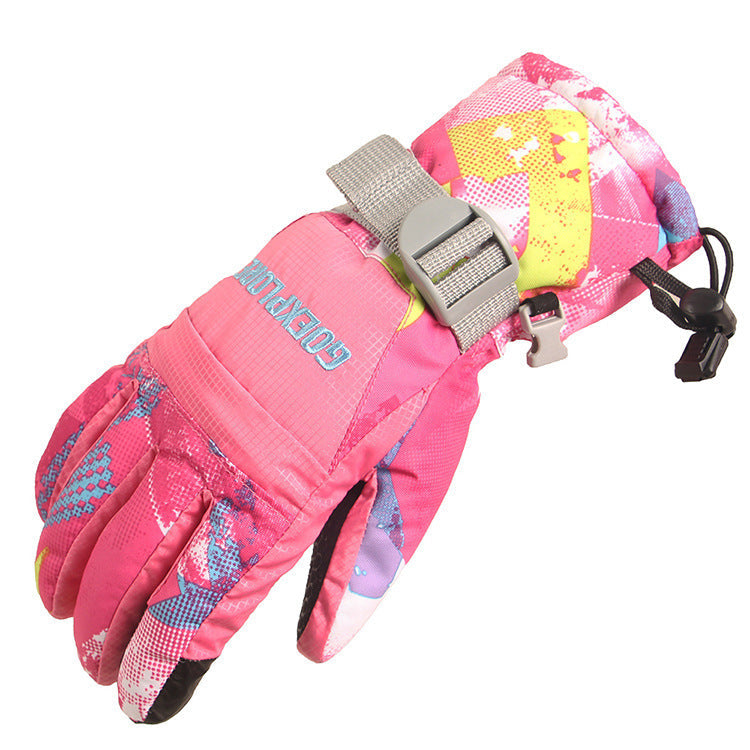 Spot Ski Gloves Touch Screen Waterproof Thickened Warm Men's And Women's Single And Double Board Cross Border Hot Sale Sports Gloves