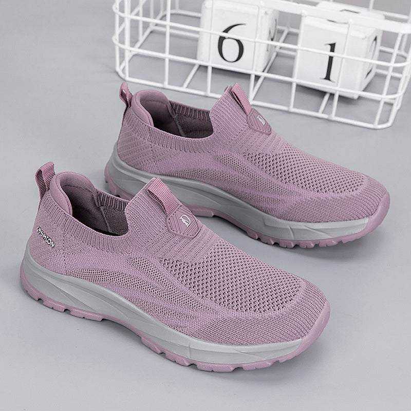 Summer Shoes For The Old Walking Widening Sports