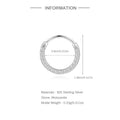 925 Sterling Silver Moissanite Stud Earrings Screw Back Four Claw Small Classic Fashion Jewelry