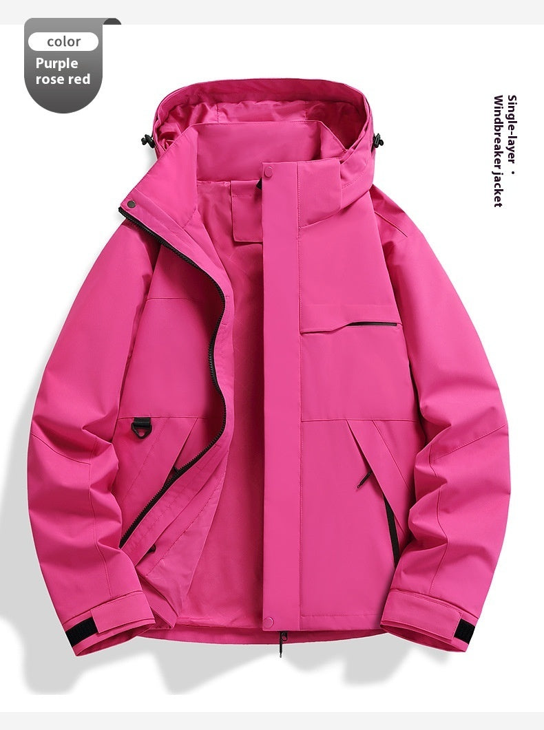 Spring And Autumn New Single Layer Shell Jacket Windproof Waterproof Outdoor Sports Cycling Clothing