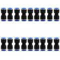 Jinqi Pneumatic Plastic Connector Straight Through Butt PU-56810121416mm Quick Insertion Trachea Connector