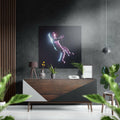 Space Traveller Brushed Aluminium Dibond Wall Art