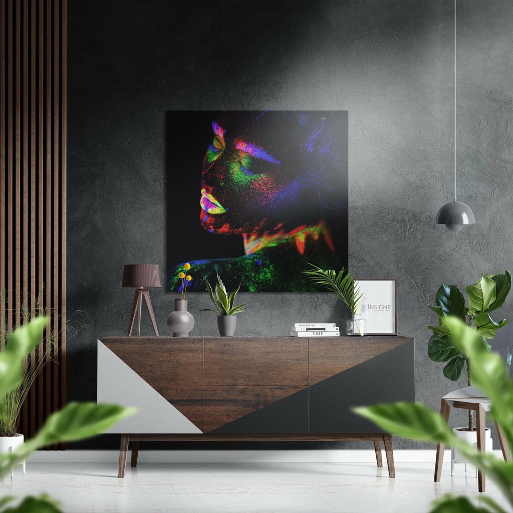 Sparkling Woman Brushed Aluminium Dibond Wall Art