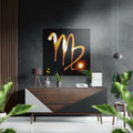 Virgo Brushed Aluminium Dibond Wall Art