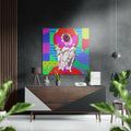 The Art of Sculpture Brushed Aluminium Dibond Wall Art