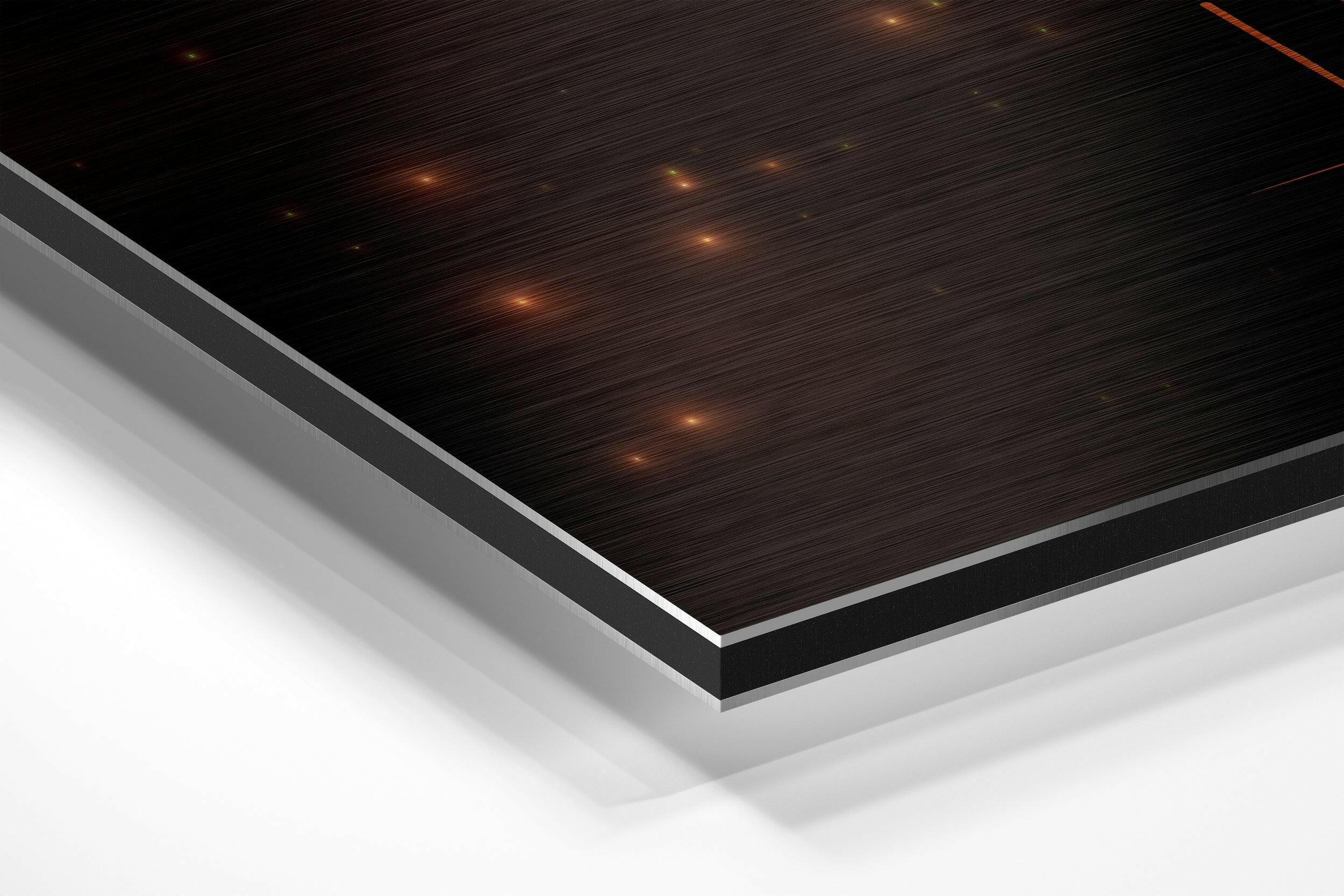 Leo Brushed Aluminium Dibond Wall Art