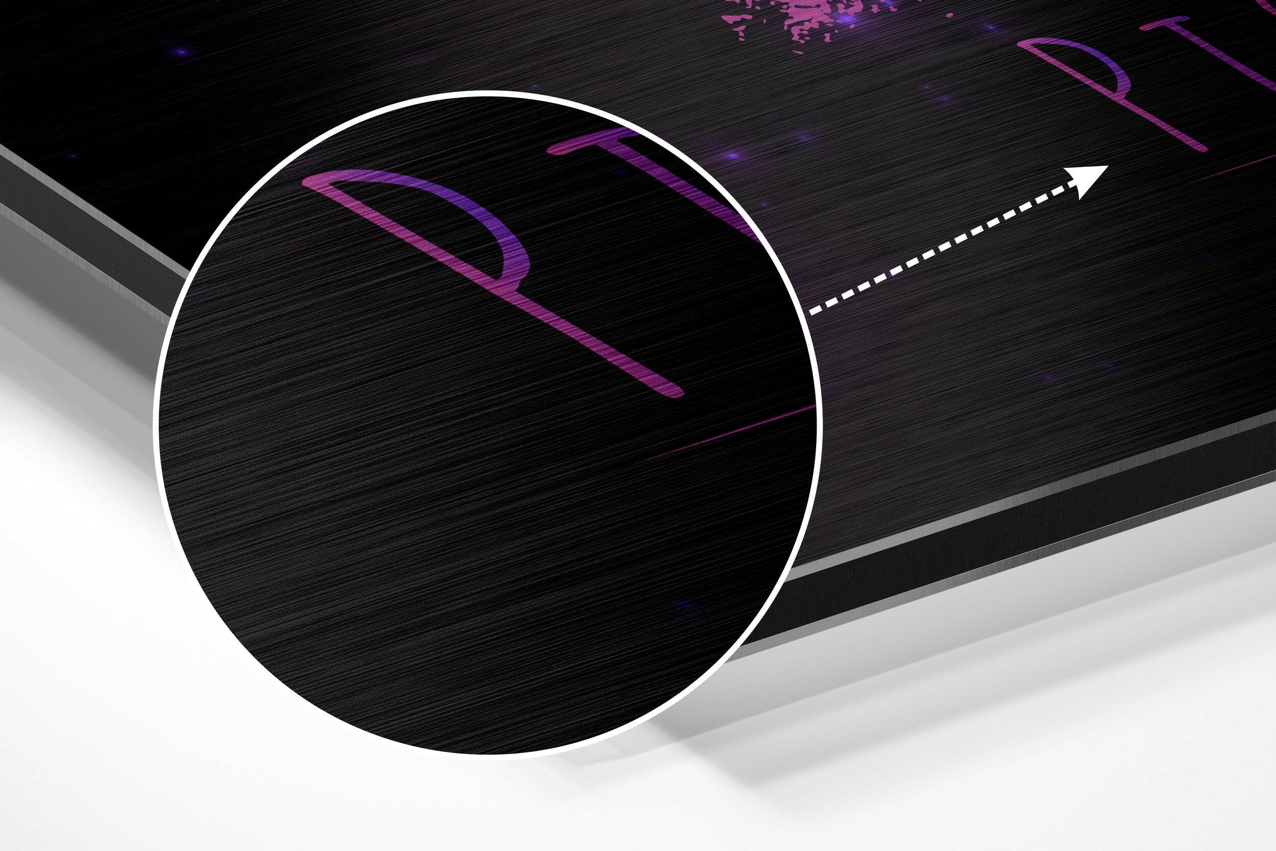 Pisces Brushed Aluminium Dibond Wall Art