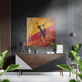 Dance Brushed Aluminium Dibond Wall Art