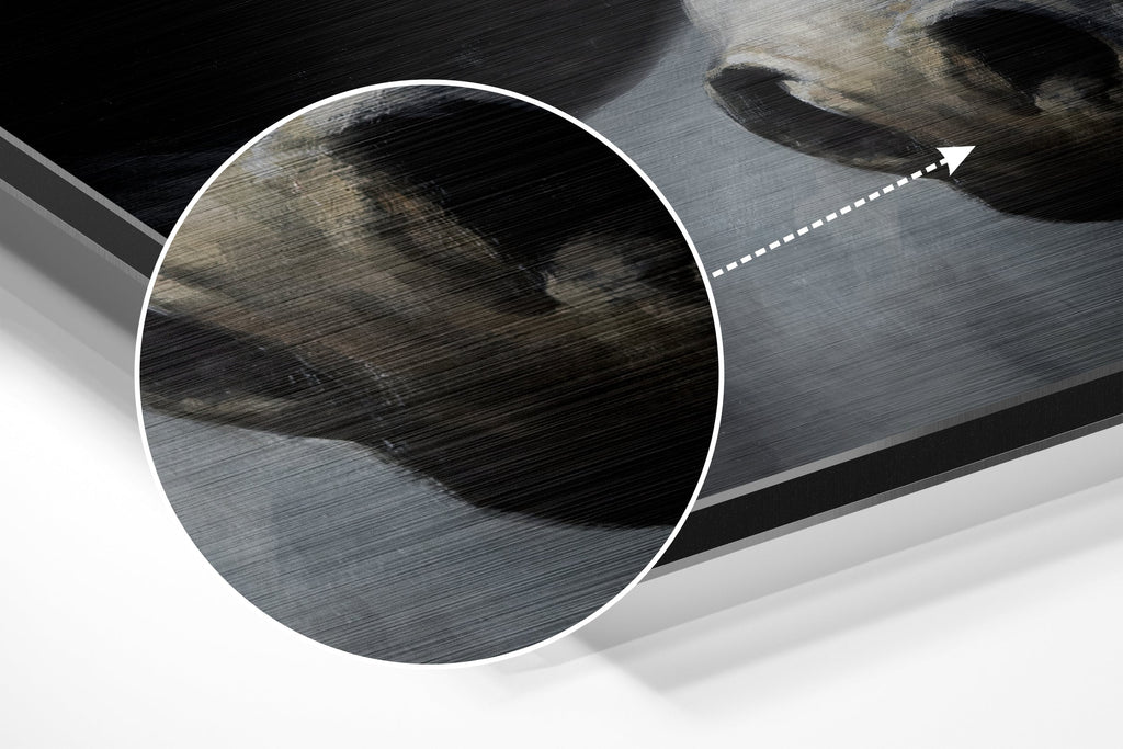 Horse Brushed Aluminium Dibond Wall Art