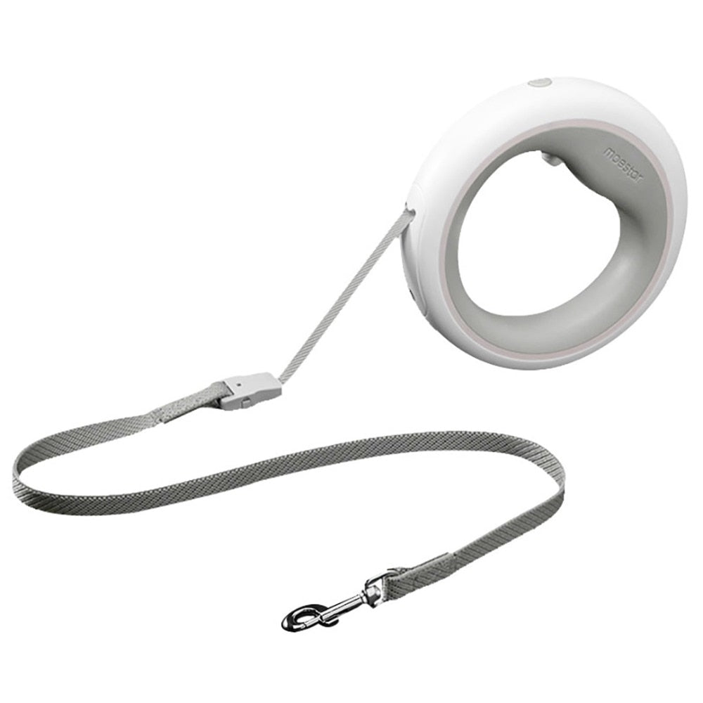 Smart Remote MOESTAR Retractable Dog Ring Led lighting Flexible Puppy Traction Leash 2.6M