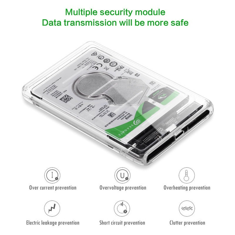 2.5-inch Type-C hard drive box USB 3.0 notebook portable hard drive box USB 3.1