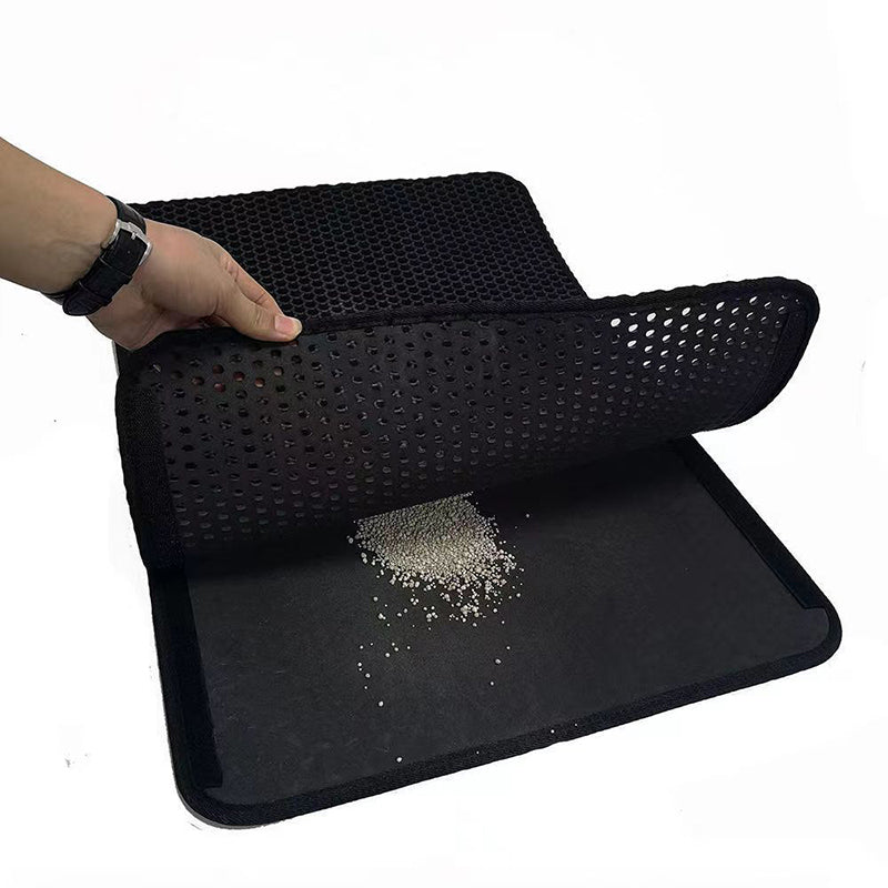 Double Layer EVA Pet Cat Litter Pad Sand Mat