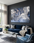Abstract Glass Wall Art