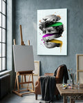 Sculpture Glass Wall Art