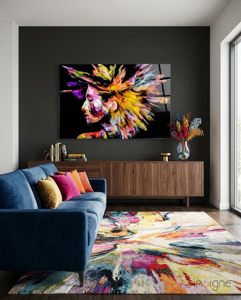 Colorful Thoughts Glass Wall Art