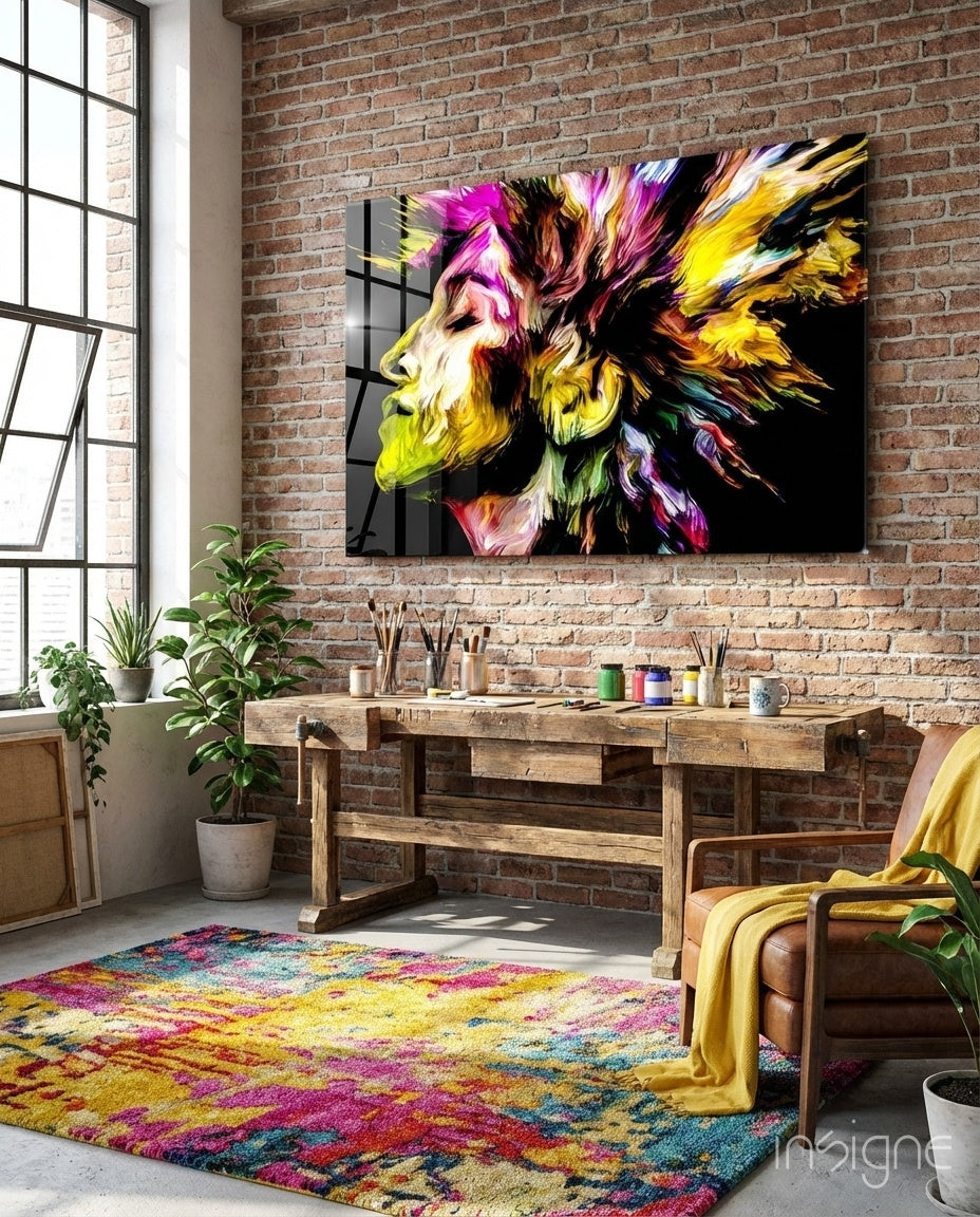 Colorful Thoughts Glass Wall Art
