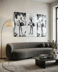 Ballerina Glass Wall Art