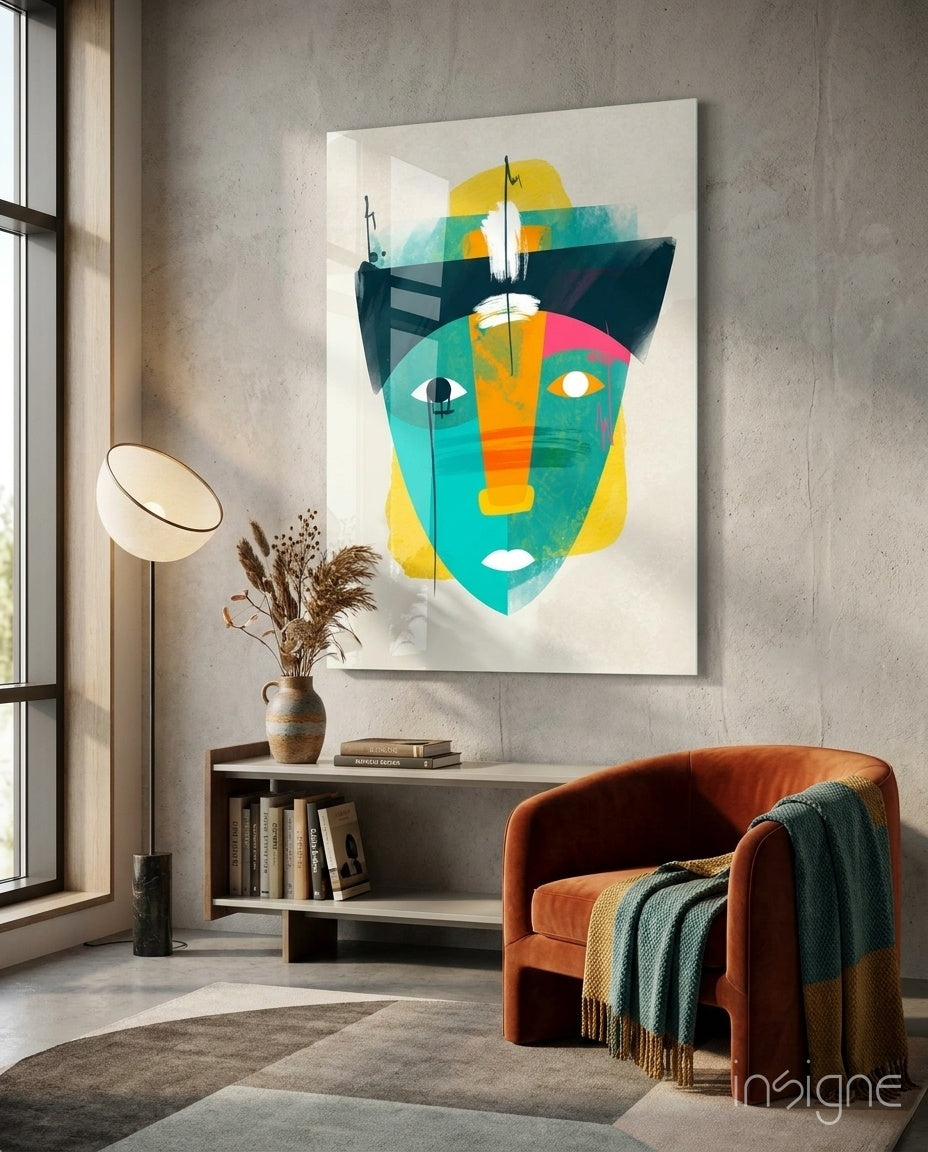 Illustration Glass Wall Art
