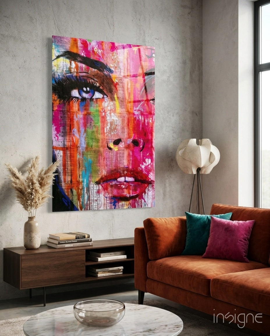 Women's Glass Wall Art