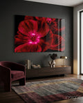 Malvales Flower Glass Wall Art