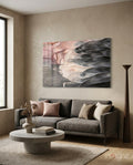 Abstract Glass Wall Art