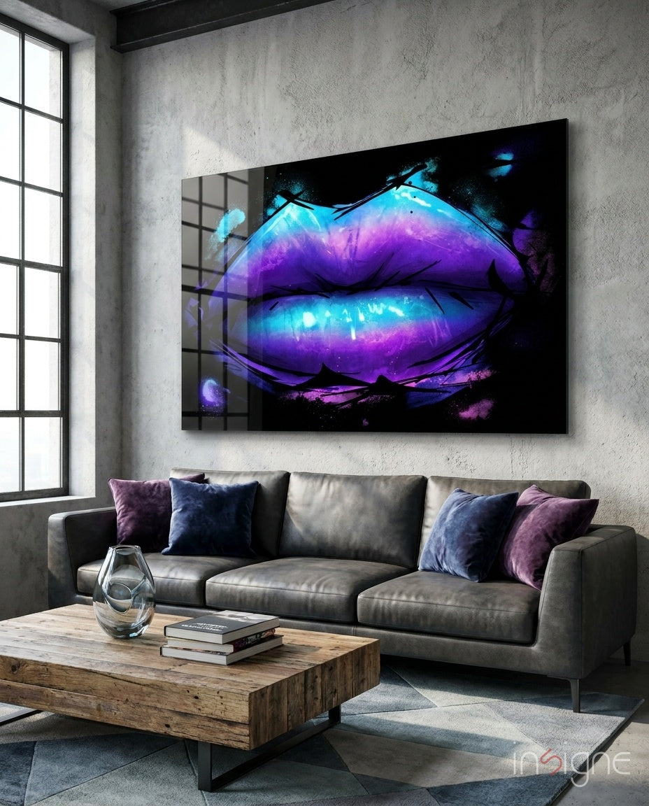 Lip Glass Wall Art