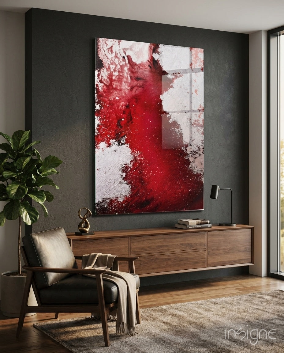 Colors of Abstraction Glass Wall Art