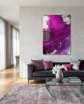 Colors of Abstraction Glass Wall Art