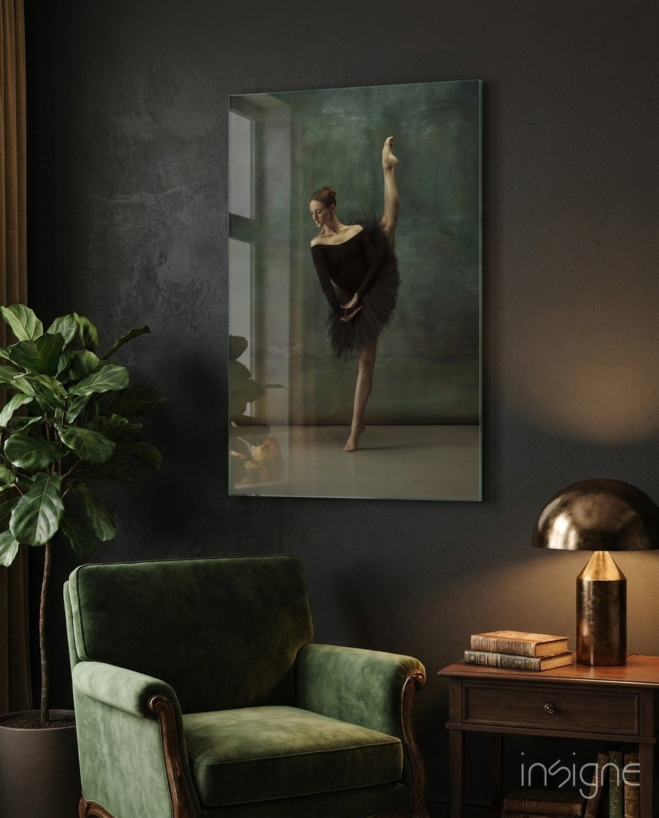 Ballerina Glass Wall Art