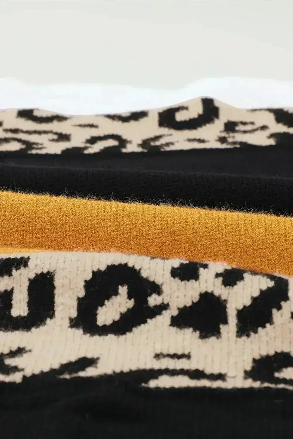 New Leopard Pullover Sweater