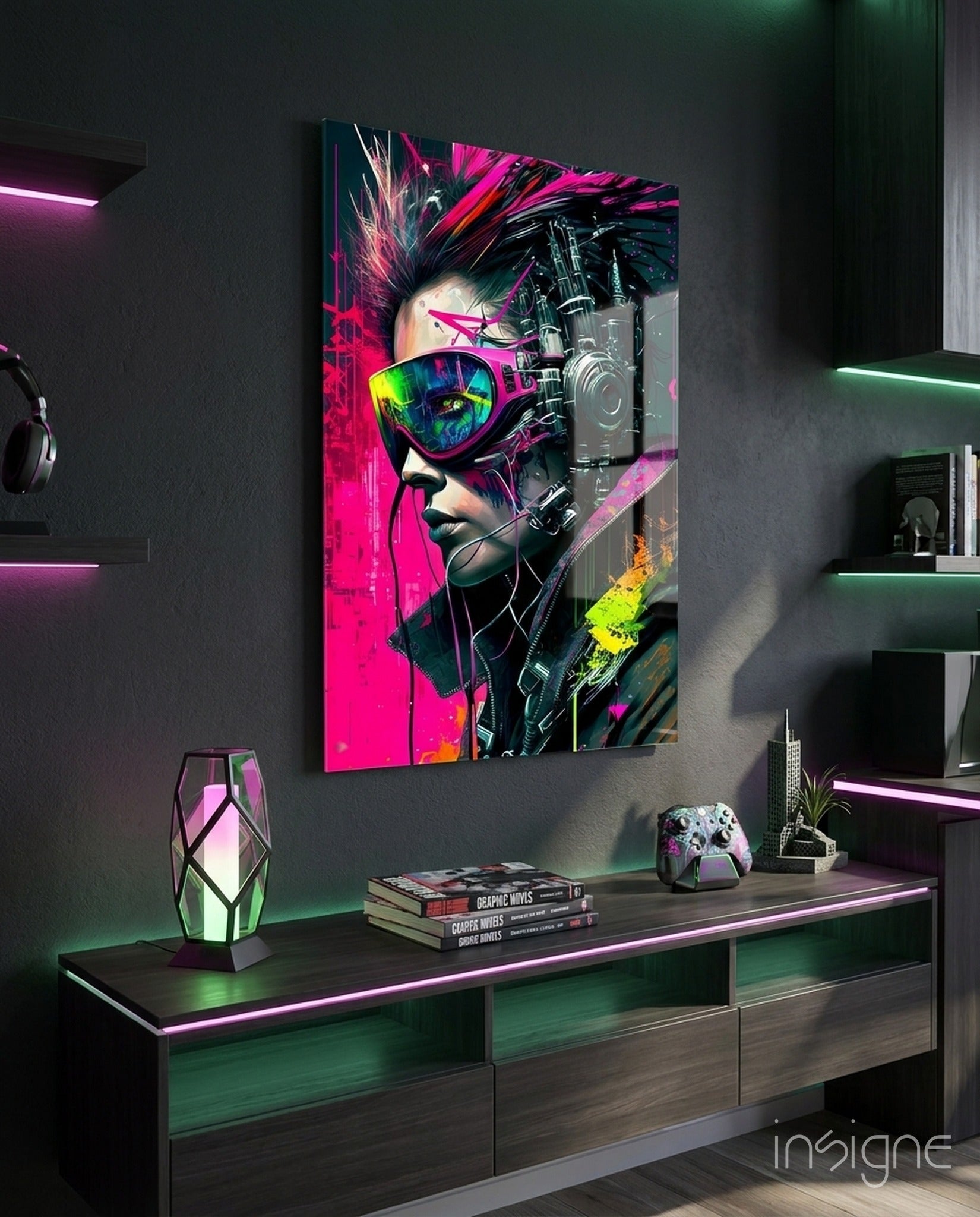 City Music Glass Wall Art|| Designer's Collection