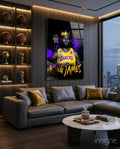 King James Glass Wall Art || Designer Collection