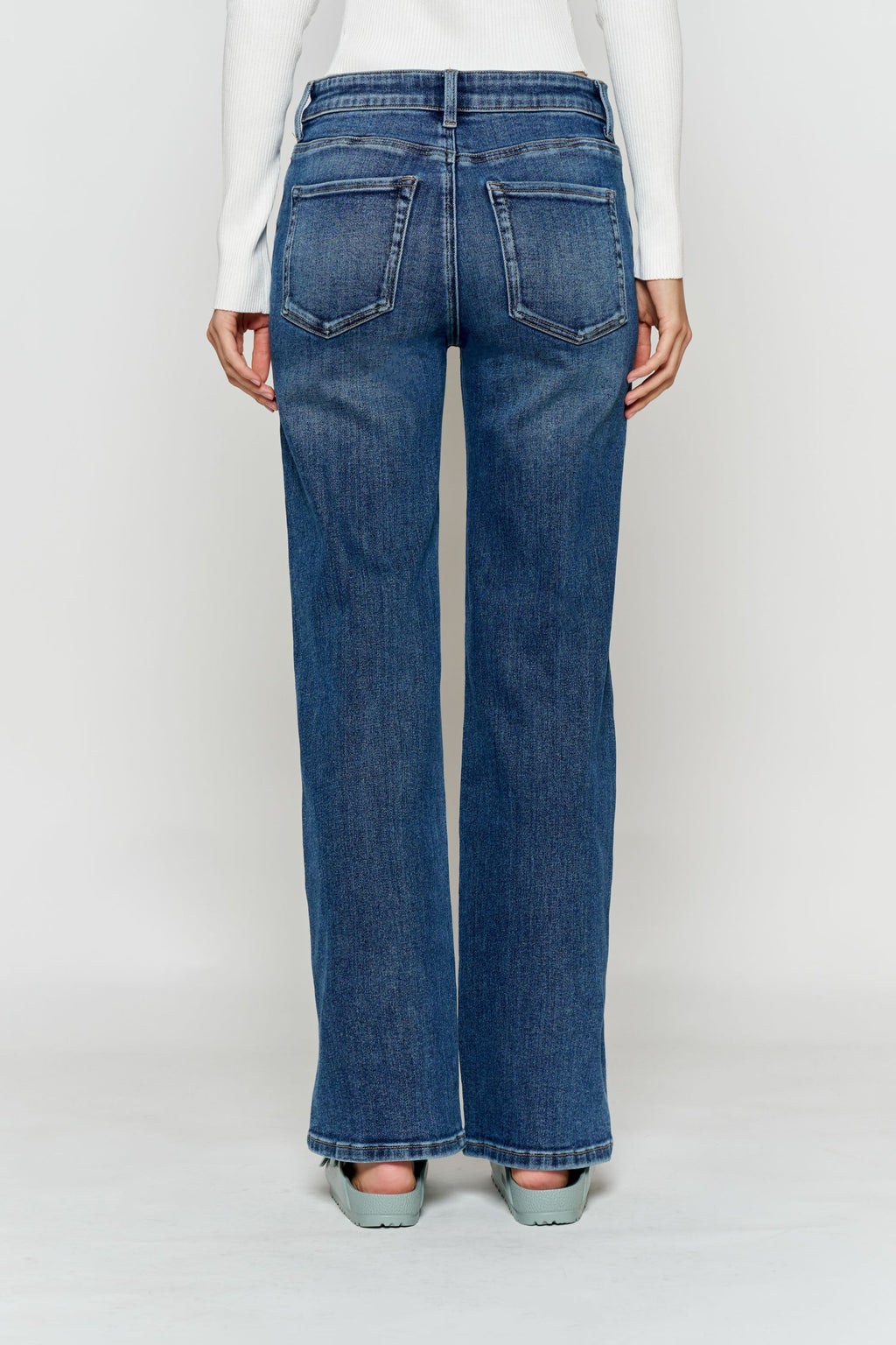 High Rise Wide Leg Jeans