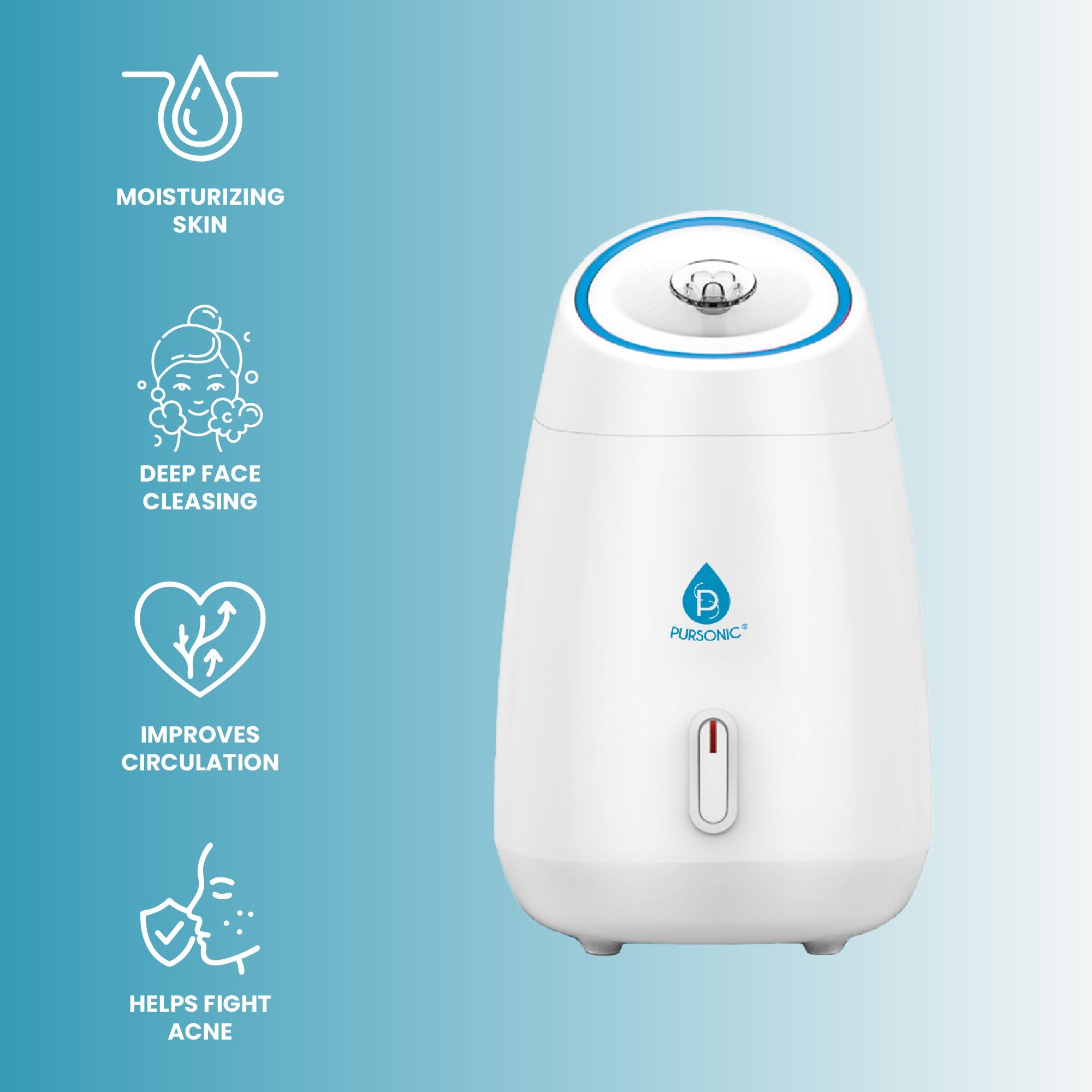 Glow & Go Skincare Essentials Bundle: Nano Facial Steamer + Clean Facial Towels