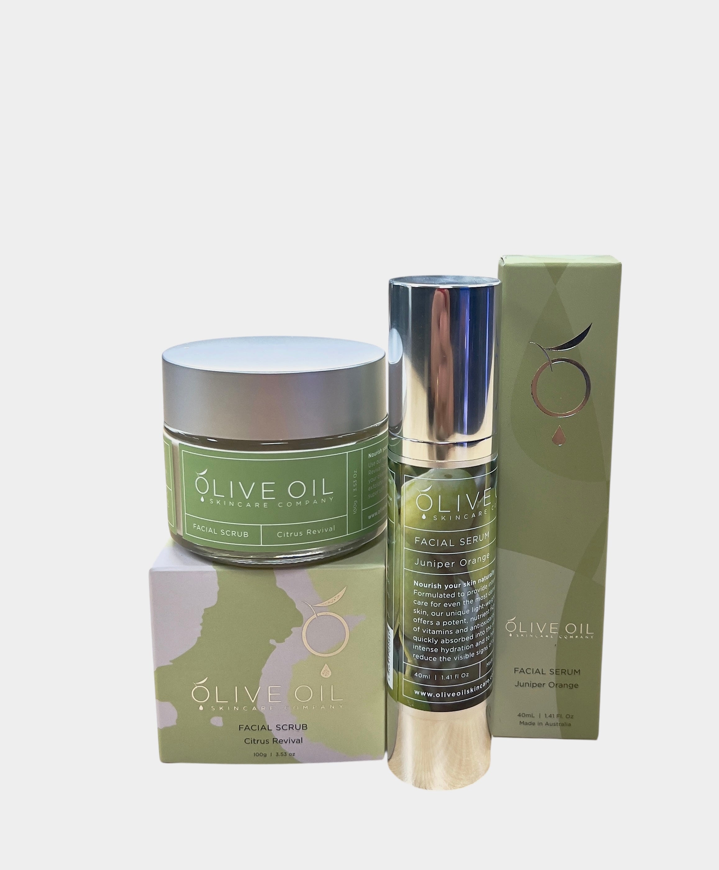 Face Care Bundle- Facial Scrub 100g and Facial Serum 40ml