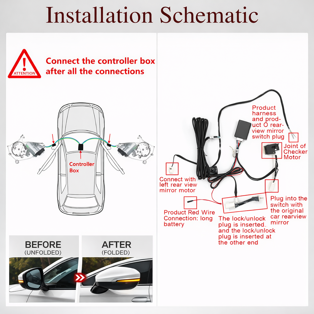 2018-2022 Xgen Accord Folding Mirror Kit