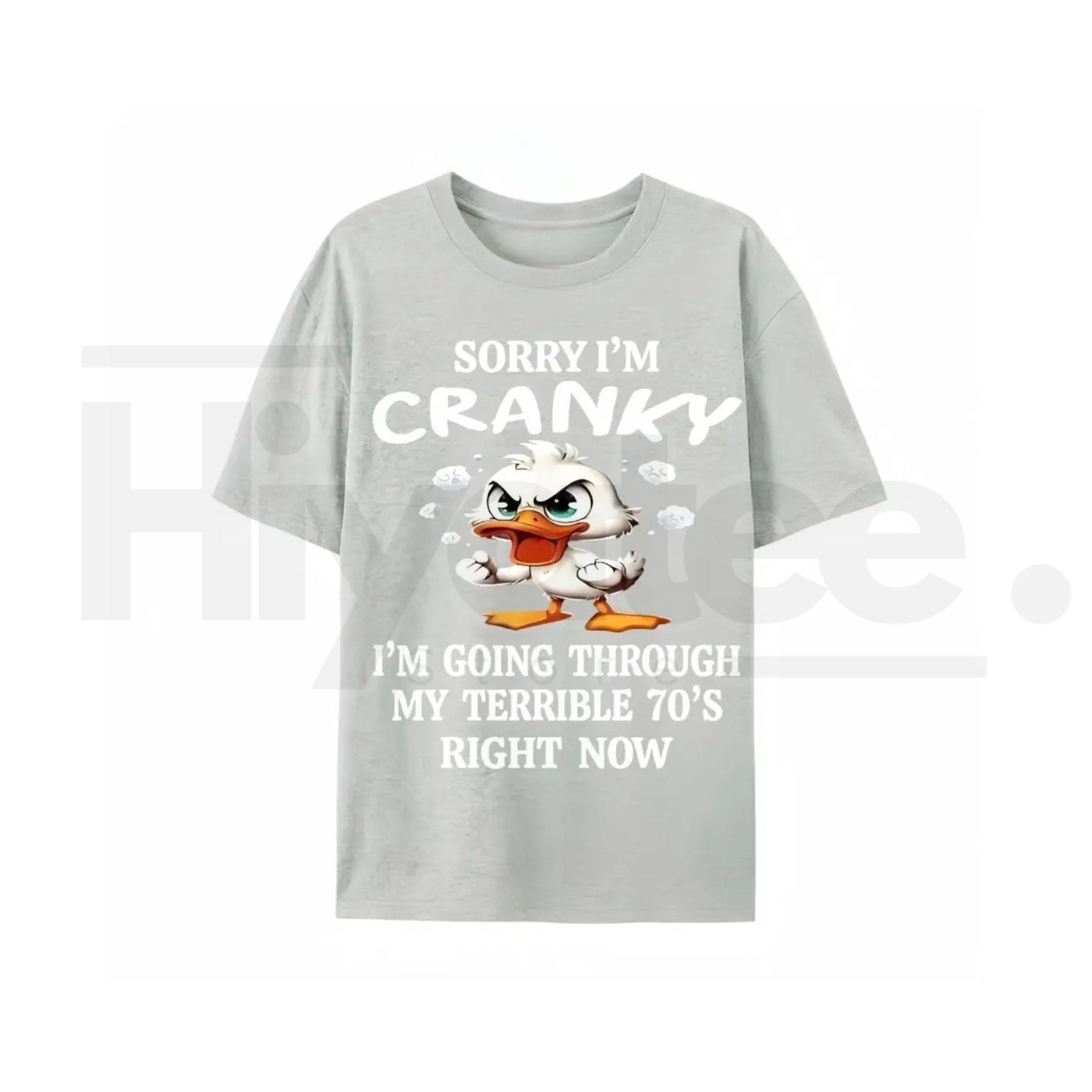 Funny 70s Duck Graphic Tee – Cute Retro Aesthetic 100% Cotton Unisex Shirt