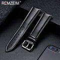 Polar Leather Watch Band For Smartwatch Calfskin Replacement Strap Buckle