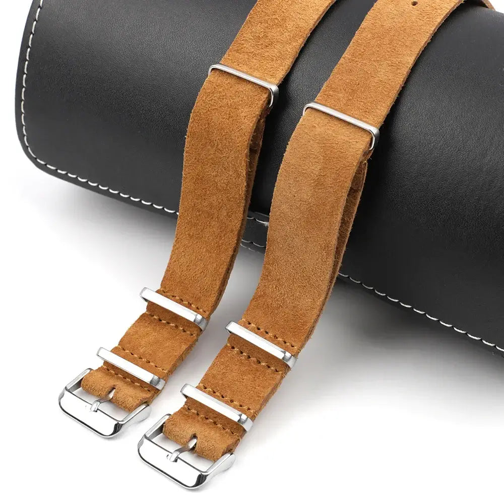 Samsung Galaxy Watch Suede Leather Strap - Soft and Stylish