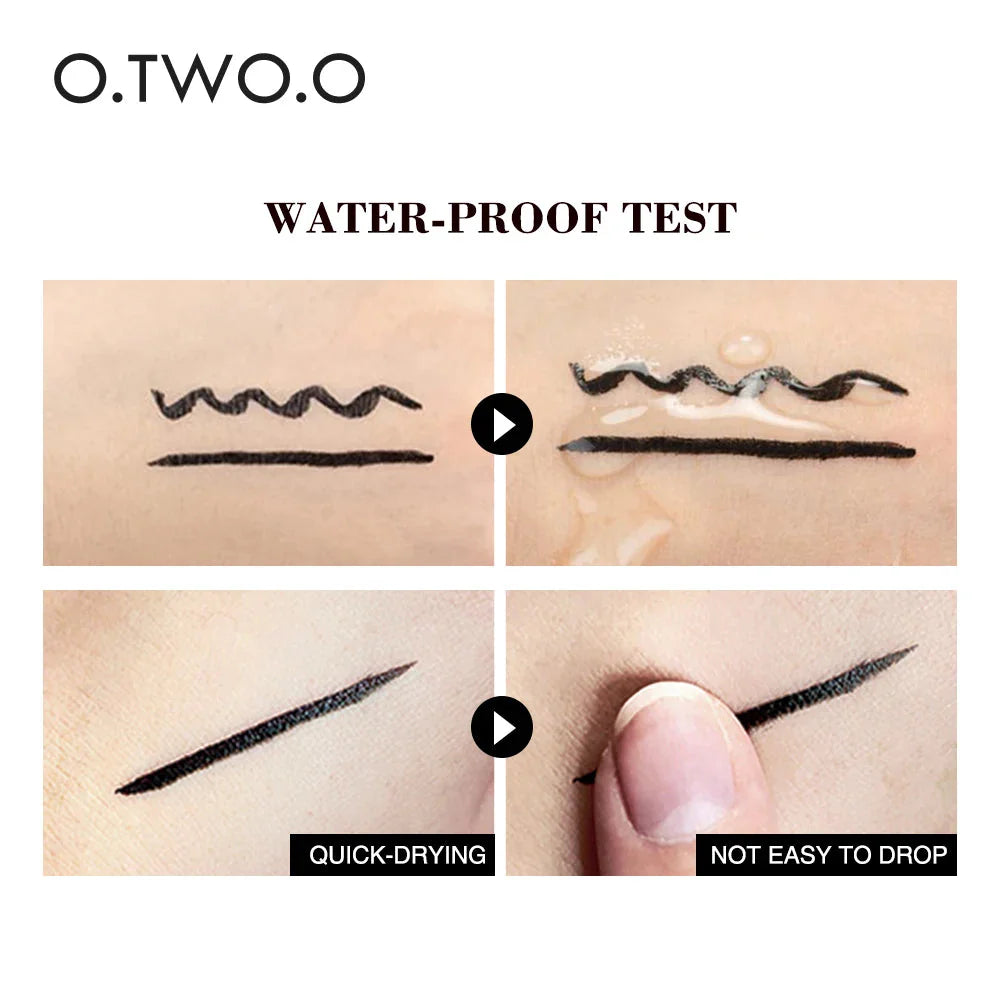 O.TWO.O Black Eyeliner Stamp Pen Waterproof Fast Dry Eye Liner