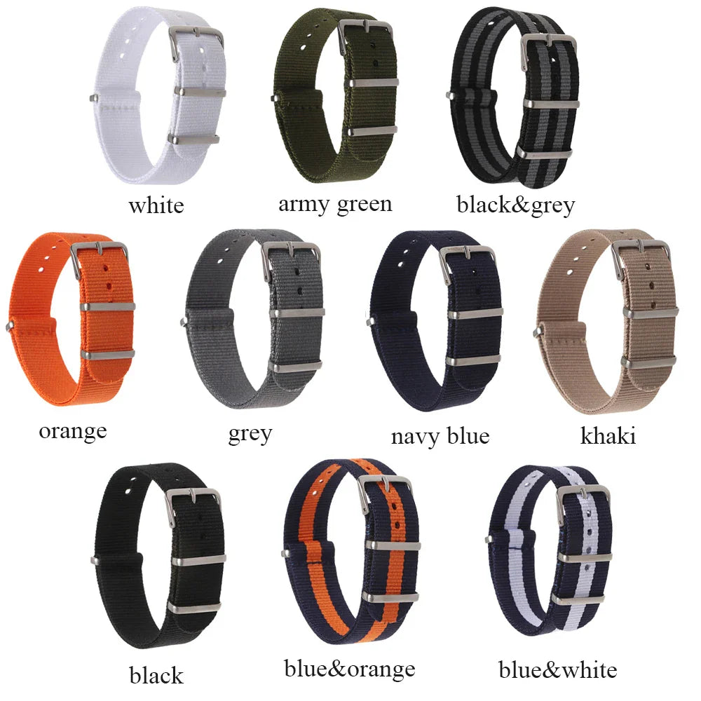 OnePlus Smartwatch Nylon Weaving Sport Loop Band Adjustable Watch Strap