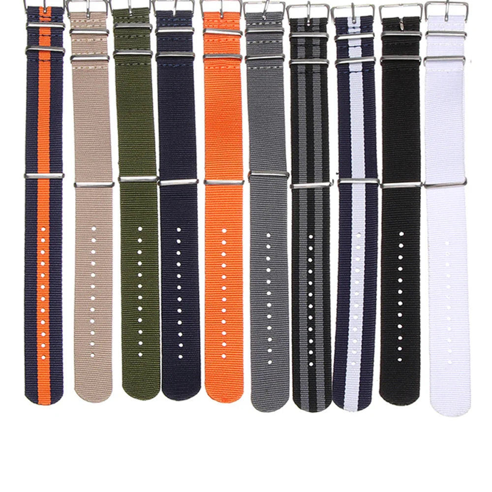 Motorola Moto Nylon Watch Band - Adjustable Sport Loop Weaving Bracelet
