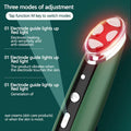 NNEOBA Anti-Wrinkle Photon Therapy Facial & Eye Massager Green