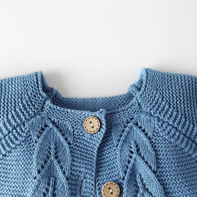 Modern Cotton Baby Girl Cardigan Clothes With knitted Outerwear & Coats for Infant Boys and Girls Romper Winter Jumpsuit