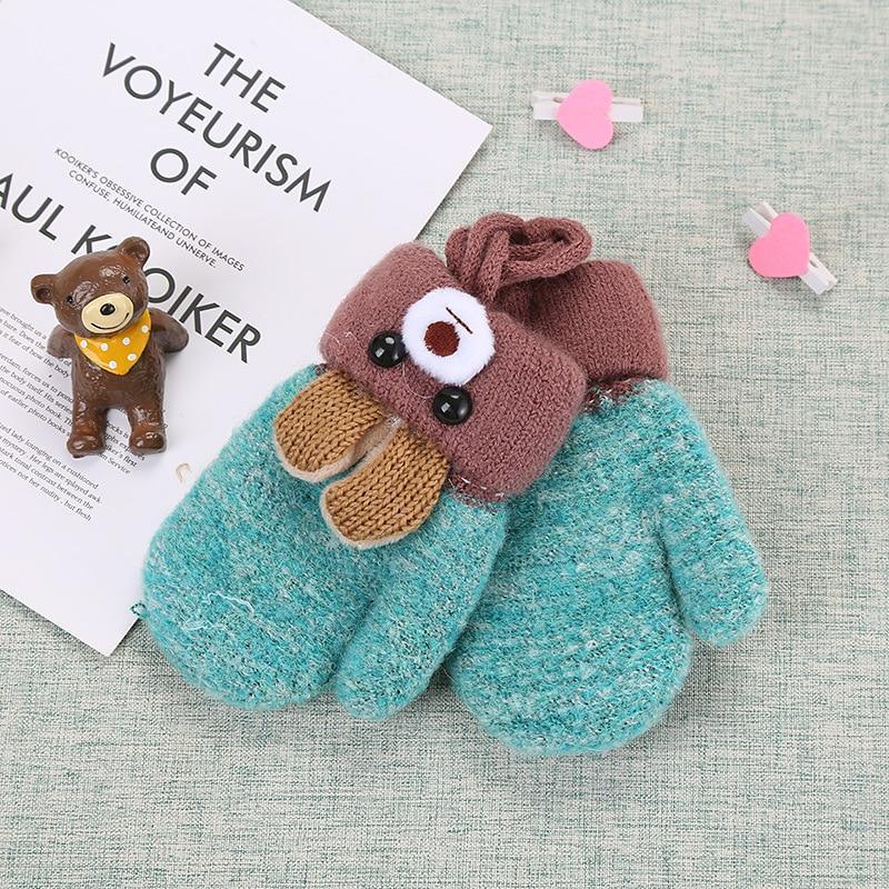 New Fashion Children Winter Caps For Baby Kids Girl Solid Knitted Thick And Modern Caps