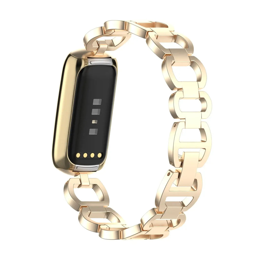 Stainless Steel Fitbit Luxe Band - Sleek Premium Design
