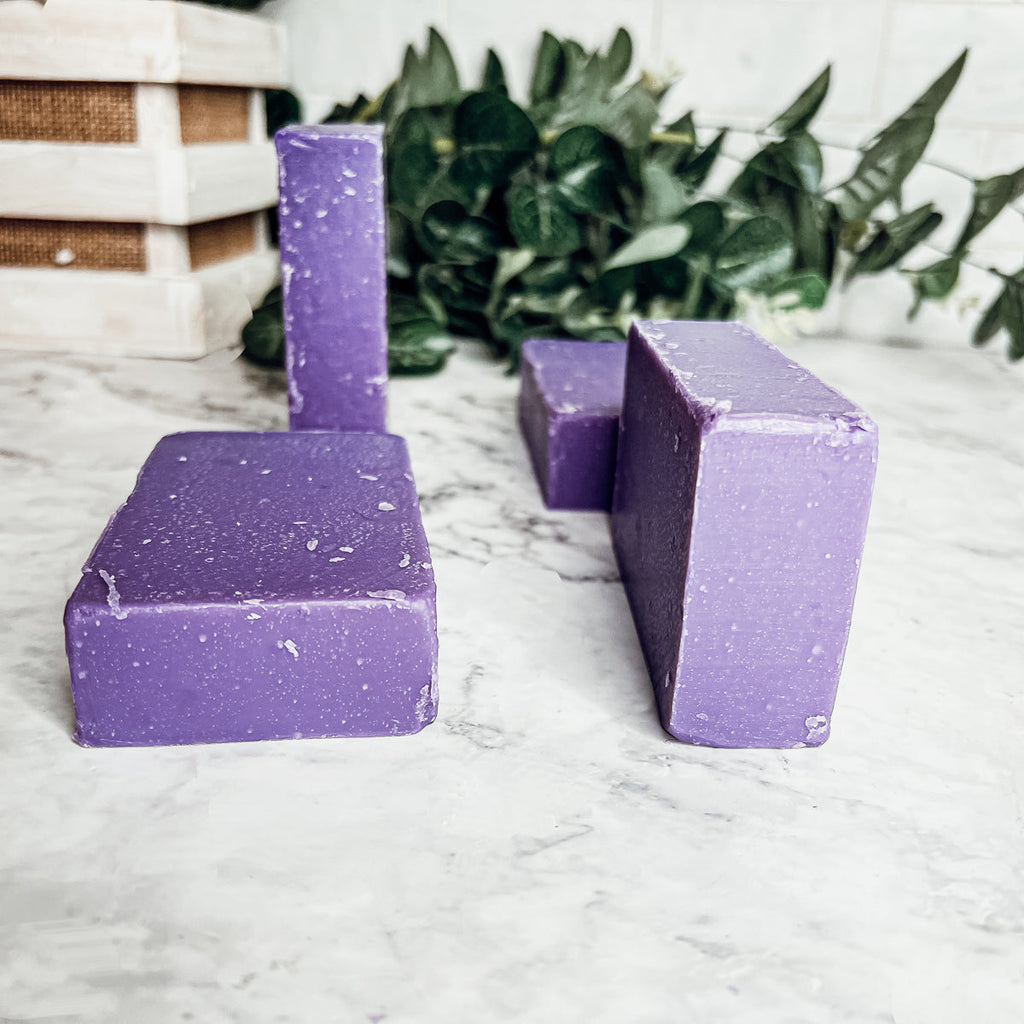 Pure Lilac Soap Bar - Natural Olive Oil Floral Soap, Fresh Summer Lilac Scent