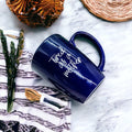 Tired As A Mother Grande Limited Edition Round 2 Mug Gift For Mom Navy Royal Blue Or White